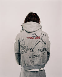 "3:16" Distressed Hoodie