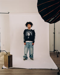 "Crown of Light" Distressed Hoodie