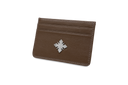 "Last Supper" Lambskin Cardholder (Brown)