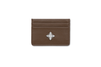 "Last Supper" Lambskin Cardholder (Brown)