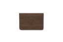 "Last Supper" Lambskin Cardholder (Brown)