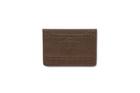 "Last Supper" Lambskin Cardholder (Brown)