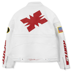 "Victory Lap" Racing Jacket (White)