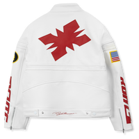 "Victory Lap" Racing Jacket (White)
