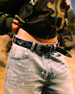 "Blessed" Studded Belt