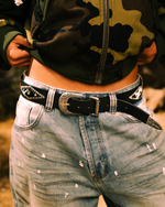 "Blessed" Studded Belt