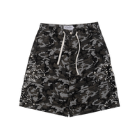 Camo Pearl Cargo Shorts (Black)