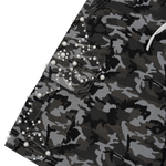 Camo Pearl Cargo Shorts (Black)