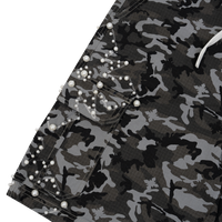 Camo Pearl Cargo Shorts (Black)