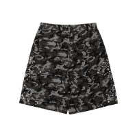 Camo Pearl Cargo Shorts (Black)