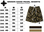 Camo Pearl Cargo Shorts (Brown)