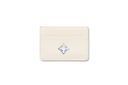 "Last Supper" Lambskin Cardholder (Off White)