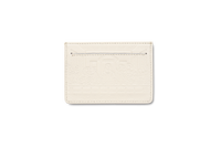 "Last Supper" Lambskin Cardholder (Off White)