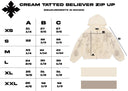"Tatted Believer" Zip Up (Cream)