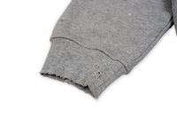 "Fear God" Distressed Cropped Hoodie