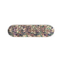 Camo Script Skateboard