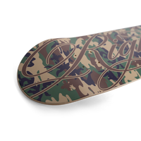 Camo Script Skateboard