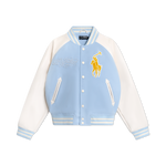 "Righteous Thru Faith" Varsity Jacket (Blue)