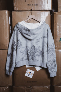 "God's Favorite" Distressed Hoodie