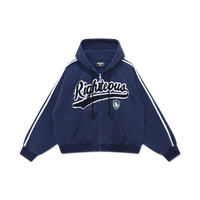 "Anchor of Faith" Zip Up (Navy Blue)