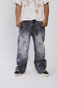 "Tattoo" Denim