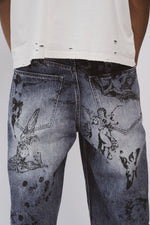 "Tattoo" Denim