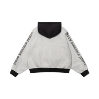 "God's Child" Zip-Up (White/Black)