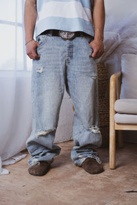 Thrashed Baggy Denim