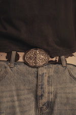 "Heaven's Seal" Cowhide Leather Belt