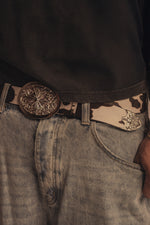 "Heaven's Seal" Cowhide Leather Belt
