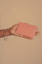 "Last Supper" Lambskin Cardholder (Pink)
