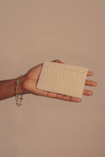 "Last Supper" Lambskin Cardholder (Off White)