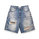 Pearl Distressed Denim Shorts