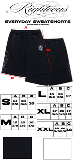 "Everyday" Sweatshorts (Black)