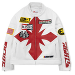 "Victory Lap" Racing Jacket (White)