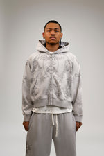 "Tatted Believer" Zip Up (Grey)