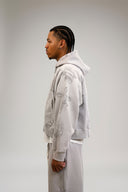 "Tatted Believer" Zip Up (Grey)