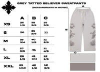 "Tatted Believer" Sweatpants (Grey)