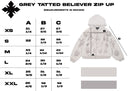 "Tatted Believer" Zip Up (Grey)