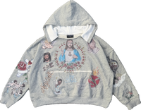 "God's Favorite" Colored Distressed Hoodie