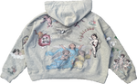 "God's Favorite" Colored Distressed Hoodie