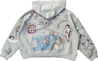 "God's Favorite" Colored Distressed Hoodie