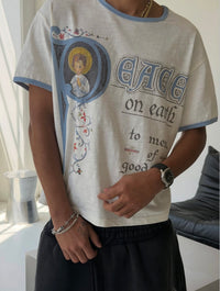 "Peace on Earth" Ringer Tee
