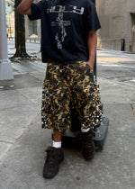 Camo Pearl Cargo Shorts (Brown)