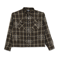 Pearl Logo Flannel (Mocha)