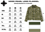 Pearl Logo Flannel (Moss)