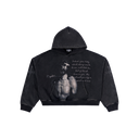 "Eternal" Washed Black Hoodie