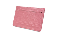 "Last Supper" Lambskin Cardholder (Pink)