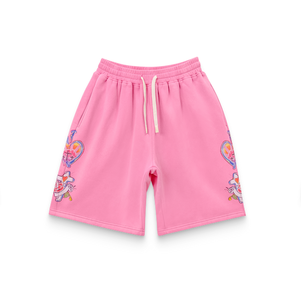 Pink Risen King Shorts
