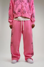 "Tatted Believer" Sweatpants (Pink)
